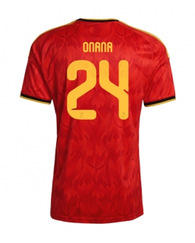 Billige Fotballdrakt Belgia Amadou Onana #24 Replika Hjemmedrakt VM 2026 Kortermet Billige Fotballdrakt Belgia Amadou Onana #24 Replika Hjemmedrakt VM 2026 Kortermet